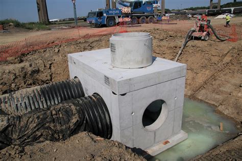 junction box for french drains|concrete junction box for drainage.